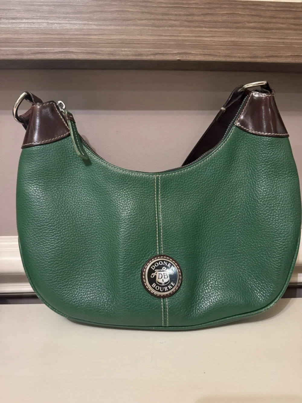 Dooney & Bourke pebbled green